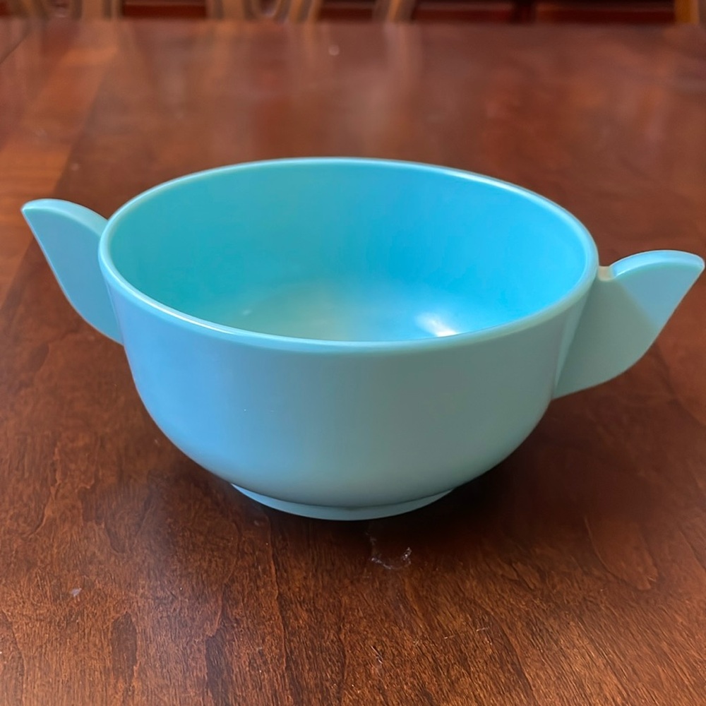 Mid Century Teal Miramar Melmac #106 double handle Bowl